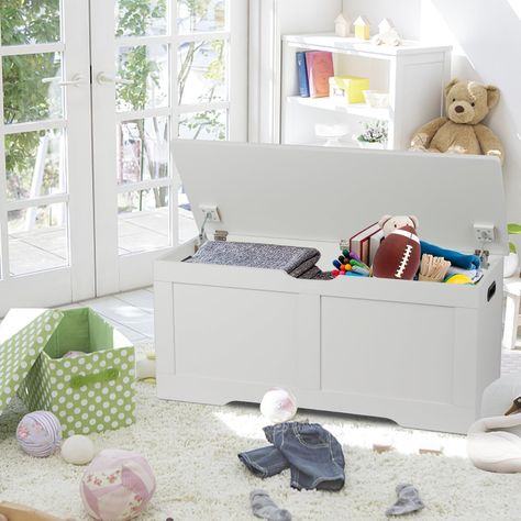 This large storage bench has a spacious compartment to store your favorite household items and make your home more comfortable and organized. Large Toy Box, Bench For Living Room, Wooden Storage Bench, Toy Storage Boxes, Blanket Chest, Wooden Chest, Top Toys, Toy Organization, Toy Box