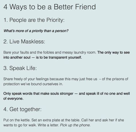 Four ways to be a better friend How To Be A Better Friend, Be A Better Friend, Youth Bible Study, Be A Good Friend, Folded Notes, Ann Voskamp, Speak Life, A Better Me, Mental And Emotional Health