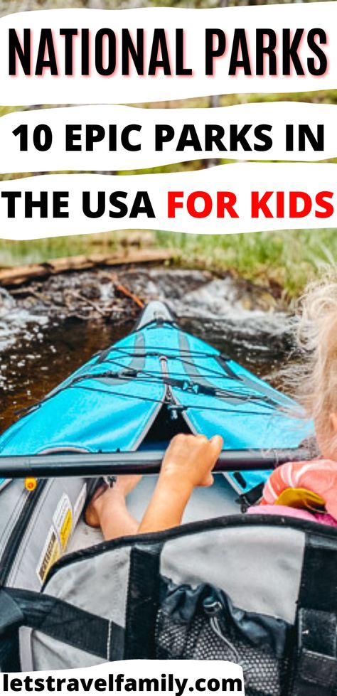 National Park Vacations With Kids, Best National Parks For Kids, Toddler Vacation, States To Visit, Cheap Family Vacations, National Park Trip, National Parks Road Trip, Flying With Kids, Great Sand Dunes