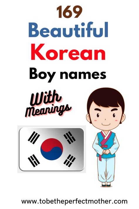 Korean American Names, Korean Boy Names And Meanings, Korean Male Names With Meaning, Korean Girls Name, Korean Names Boys List, Asian Boy Names, Korean Male Names, Popular Korean Names, Cute Korean Boy