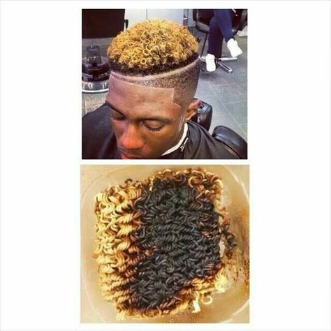 Burnt ramon noodles hair... i see this trend catching on. Ramon Noodles, Noodle Hair, Funny Stuff, Noodles, Crochet Earrings, Crochet, Funny, Hair