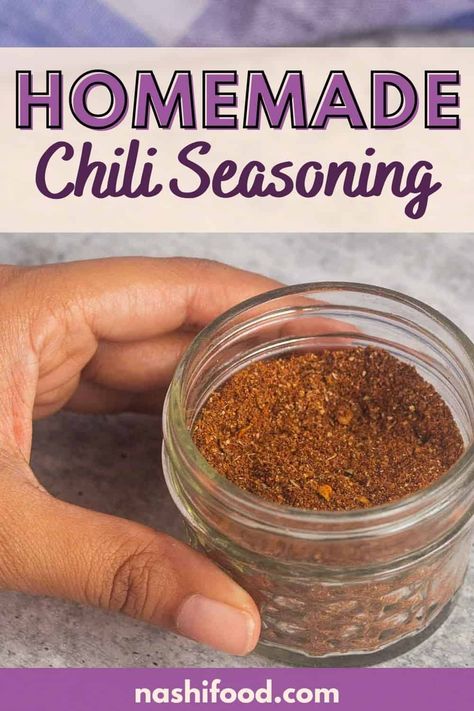 Chili Spice Recipe, Chili Seasoning Mix Recipe, Season Mixes, Low Sodium Chili, Best Homemade Chili, Basic Chili, Chili Seasoning Recipe, Homemade Chili Seasoning, Chilli Spice