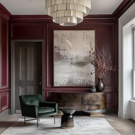 Have you thought about using Amethyst Red and Emerald Green together in your home? Let this post serve as the inspiration you need 😊 What are your thoughts? . . . . . . . #interiordesign #homedecor #amethystred #colorinspiration #interiorstyling #decorlovers #homestyling #boldcolors #colortrends #decorgoals #interiorgoals #designinspiration #homemakeover #colorfullnteriors Red Interior Design, Marble Texture Seamless, English Interior, Green Interior, Bedroom Paint Colors, Red Interior, Green Interiors, French Interior, Red Interiors