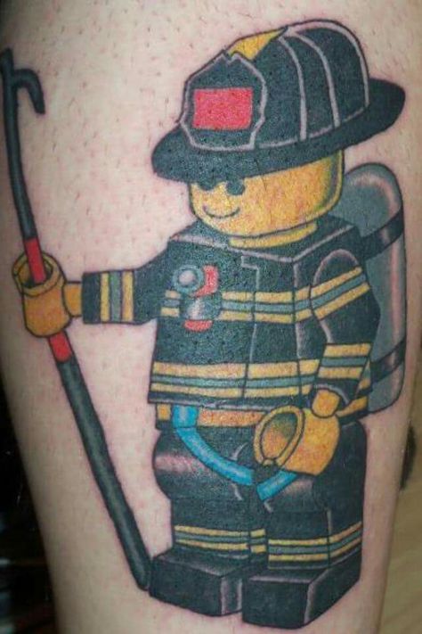 Firefighter Tattoo Ideas For Men, Fire Fighter Tattoos For Men, Firefighter Memorial Tattoo, Firefighter Tattoo Ideas, Wildland Firefighter Tattoo, Fireman Tattoo, Fire Dept Decor, Fighter Tattoos, Firefighter Tattoos