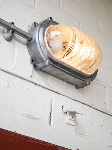 Read the Factorylux guide to choosing industrial wall lights. A simple explanation of the many choices of style and materials available. Discover more. Conduit Lighting, Bulkhead Light, Vintage Industrial Decor, Bulkhead Lights, Metal Tree Wall Art, Industrial Interiors, Industrial Wall Lights, Garage Lighting, Outdoor Bathrooms