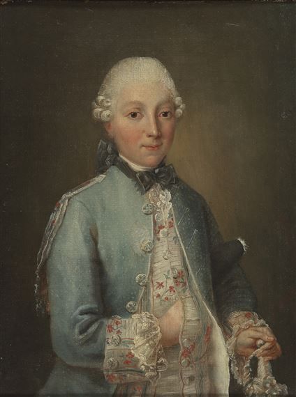 Marie-Joseph Paul Yves Roch Gilbert du Motier, Marquis de Lafayette at the Age of Fifteen, Artwork by French School, 18th Century, Oil on canvas, 322 x 24 mm. Marquis De Lafayette, 18th Century Portraits, Iconic People, French School, Art Portraits, French Revolution, Historical Novels, Bar Menu, Teacher Guides