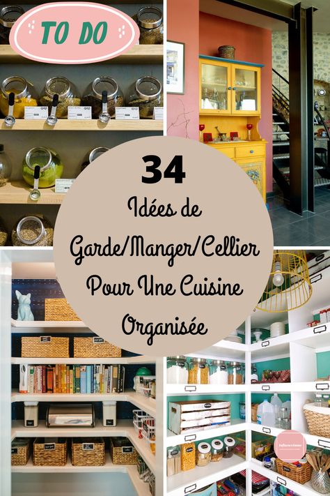 Ils le feront paraître deux fois plus grand. Si vous avez la chance d'avoir un garde-manger de cuisine , il y a de fortes chances que vous remplissiez ses étagères à chaque fois que vous irez faire vos courses. Il est temps de trouver des solutions pratiques pour un garde-manger et bien organisée. Garde Manger Walk In, Projects To Try