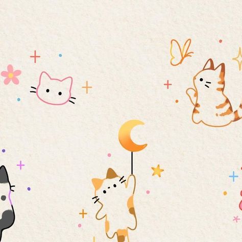 Cat Tattoo Flash, Las Vegas Tattoo, Vegas Tattoo, New Tattoo Designs, Kawaii Tattoo, Kawaii Things, Asian Tattoos, New Tattoo, Kawaii Cat