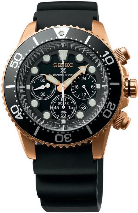 Luxury Men's Chronograph Watch With Analog Display, Luxury Men's Watches With Rotating Bezel, Tactical Watch, Mens Watches Affordable, Seiko Diver, Seiko Prospex, Diver Watch, Seiko Watch, Pilot Watch