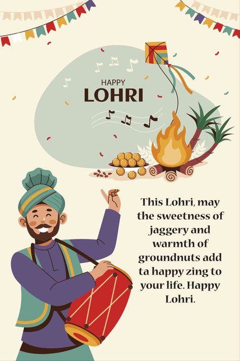 Happy Lohri Wishes Happy Lohri Creative, Lohri Creative Ads, Happy Lohri Wishes, Lohri Wishes, Happy Lohri, India Culture, Music Lyrics Songs, Indian Festivals, Creative Ads