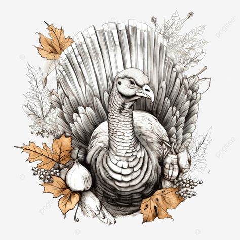 hand drawn of turkey for greeting cards and seasonal thanksgiving design menu doodle illustration Turkey Sketch, Turkey Tattoo, Turkey Tattoos, Turkey Pictures, Turkey Illustration, Thanksgiving Drawings, Turkey Drawing, Turkey Bird, Ad Illustration