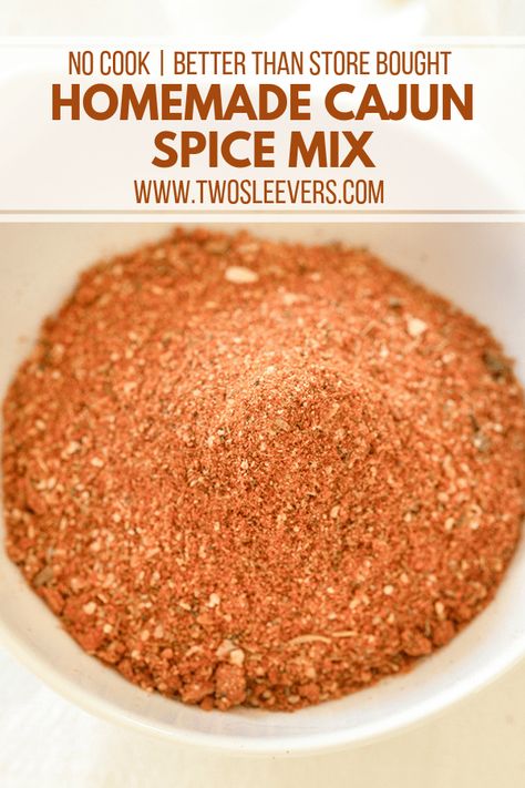 Cajun Seasoning Recipe, Cajun Spice Mix, Homemade Dry Mixes, Homemade Cajun Seasoning, Cajun Spice, Dry Rub Recipes, Homemade Spice Mix, Spice Mix Recipes, Seasoning And Spice