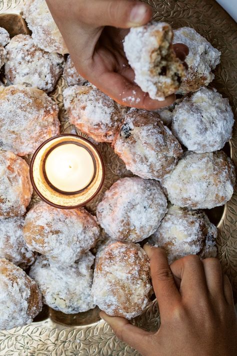 Stollen is one of our favourite indulgences at Christmas, but a whole loaf can be a bit much unless there's a crowd. These little bite-sized versions are a great alternative, made slightly lighter with the addition of quark cheese and boast all the warming, comforting spice of the original. Anja Dunk, Stollen Bites, Anna Jones Recipes, Quark Cheese, Anna Jones, Great British Chefs, Mini Bites, German Recipes, Christmas Recipe