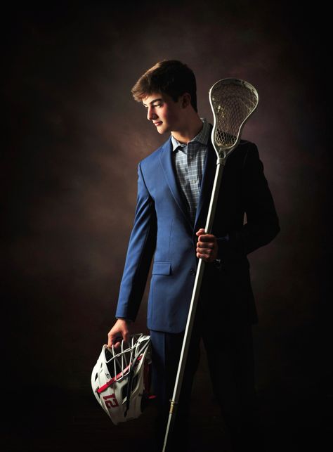 Lacrosse Portraits, Lacrosse Team Pictures, Hockey Senior Pictures, Lacrosse Senior Pictures, Senior Sports Photography, Senior Photos Boys, Lacrosse Boys, Lacrosse Team, Sport Portraits