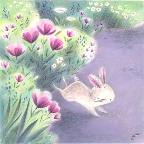 Children Book Illustration Watercolor, Rabbit Book, I Have A Plan, Spring Animals, White Rabbits, Rabbit Art, Children's Book Illustration, Whimsical Art, Cute Illustration