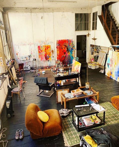 Crafting Space, Workspace Studio, Future Office, Art Studio Space, Studio Spaces, Art Studio Organization, Art Studio Room, Art Studio Design, Art Studio At Home