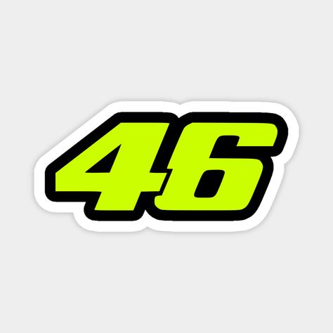 Add some fun to your collection with this Motosports Valentino Rossi Vr46 The Doctor MotoGp racing design or give it as the perfect gift!Choose your product and hit BUY IT NOW to place your order. -- Choose from our vast selection of magnets to match with your desired size to make the perfect custom magnet. Pick your favorite: Movies, TV Shows, Art, and so much more! Available in two sizes. Perfect to decorate your fridge, locker, or any magnetic surface with. 46 Sticker For Bike, Motogp Stickers, Bike Stickers Design Motorcycles, Bike Stickers Logo, Stickers For Bikes Motorcycles, Bike Stickers Design, Motogp Logo, Logo Sticker Design, Stickers For Bike