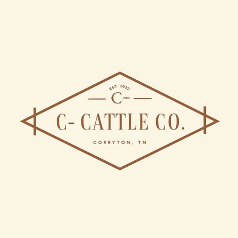 Welcome to C- Cattle Company. Owned by Will Coon & Ann Rathbun. Over the last two years we have merged our two herds & have been… | Instagram Cattle Brand Logo Design, Cattle Company Logo, Cattle Brand Logo, Cattle Logo Design, Fancy Cowgirl, Ranch Branding, Western Branding, Western Logo, Ranch Logo