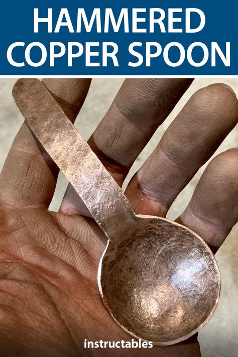 Copper Projects, Hammered Copper Jewelry Tutorials, Copper Smithing, Copper Sheet Metal Projects, Hand Forged Copper Wire Jewelry As Gift, Hand Forged Copper Jewelry Gift, Adjustable Hand Forged Copper Necklace, Hand Forged Copper Bronze Jewelry, Copper Spoon