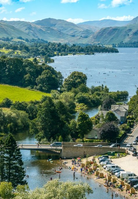 Welcome to Cumbria & the Lake District | Pooley Bridge today 🌞 | Facebook Lake District Aesthetic, Cumbria Lake District, Uk Places, Lake Windermere, The Lake District, Cumbria, Lake District, Study Motivation, Vision Board