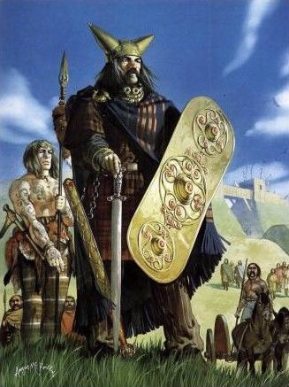 Teutates is an ancient Celtic god who was worshipped especially in Gaul. He is the god of war, fertility, and wealth. His name means "the god of the tribe", from the Gallic touta which means "tribe" or "people" (similar to the Celtic tuatha). Teutates is also known under the names of Albiorix ("king of the world") and Caturix ("king of the battle"). Human sacrifices were made to appease him. He is the equivalent of the Roman god Mars. Imperiul Roman, Celtic Myth, Celtic Gods, Historical Warriors, Celtic Warriors, Ancient Celts, Ancient Warfare, Celtic Culture, Celtic Mythology