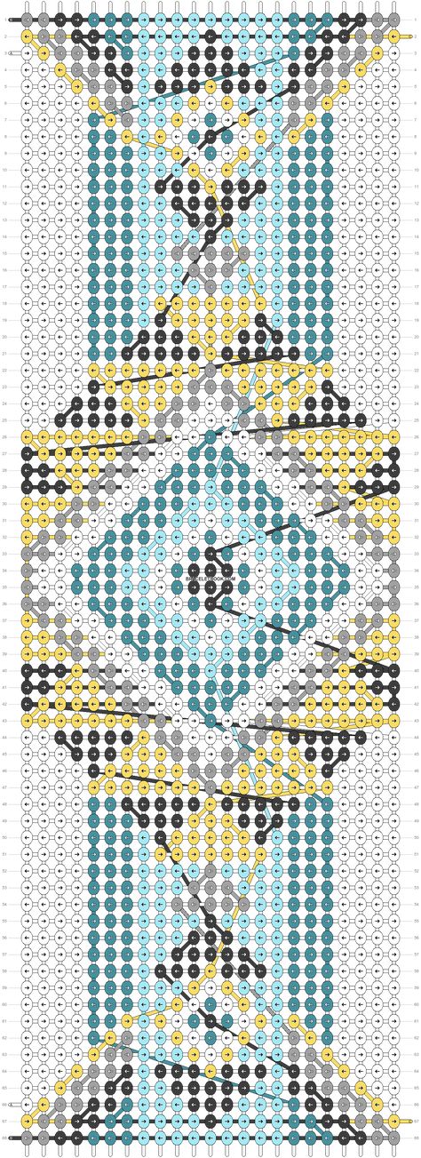 Alpha pattern #25058 | BraceletBook Alfa Pattern Bracelets, Alfa Pattern, Bracelet Stuff, Bracelet Book, Geometric Triangle, Alpha Pattern, Alpha Patterns, Friendship Bracelet Patterns, Beaded Jewelry Diy