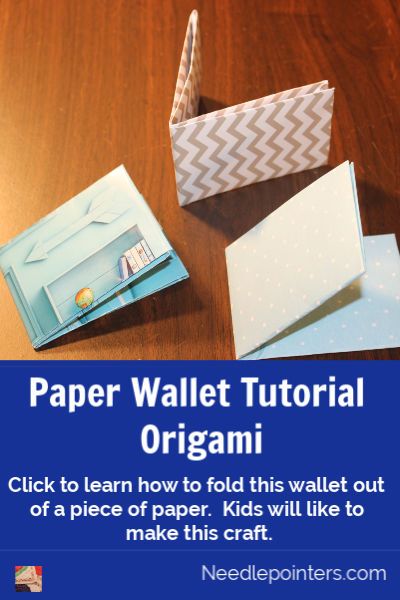 How to Make a Paper Wallet (Origami Wallet) | Needlepointers.com