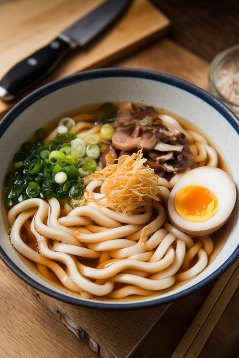 Homemade Udon: Crafting Chewy Noodles from Scratch – RecipeIneed Noodles From Scratch, Chewy Noodles, Udon Noodles, Noodles, From Scratch, Step By Step, At Home, Texture