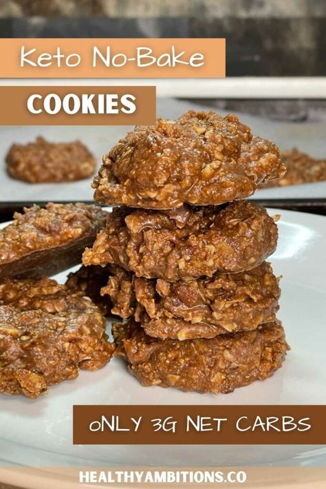 Keto Treats Easy, No Bake Cookies Healthy, No Bake Keto Cookies, Keto No Bake Cookies, Keto No Bake, Easy Halloween Snacks, Cookies Healthy, West African Food, Keto Sweets