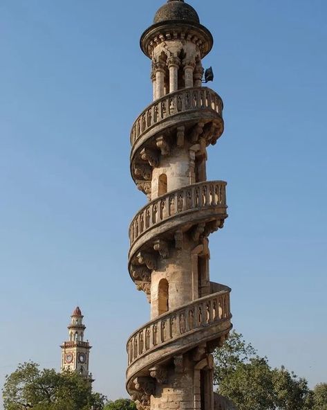 Fascinating Medieval Towers Around the World | themindcircle Old Historical Buildings, Mahabat Maqbara, Old Buildings Architecture, College Video, Architecture Photography Buildings, Medieval Tower, India Architecture, Ancient Indian Architecture, Ancient Buildings