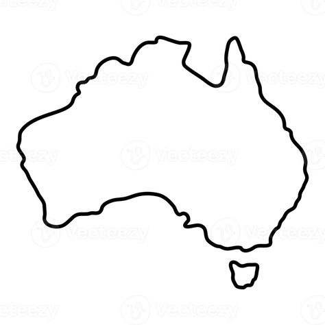 Outline Of Australia, Australia Map Illustration, Australia Outline, History Drawings, Australian Maps, Tattoo Aesthetic, Map Outline, Australia Map, Australian Birds