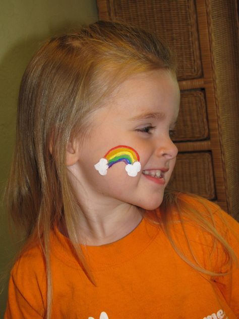 Small Face Painting Ideas, Small Face Painting, Kids Face Painting Easy, Face Painting Ideas For Kids, Dog Face Paints, Easy Face Painting, Easy Face Painting Designs, Rainbow Face Paint, Bodysuit Tattoos