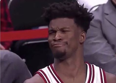 Nba Funny, Basketball Memes, Jimmy Butler, Nba Memes, Hoop Dreams, Basketball Photography, Nba Pictures, Reaction Face, Funny Reaction Pictures