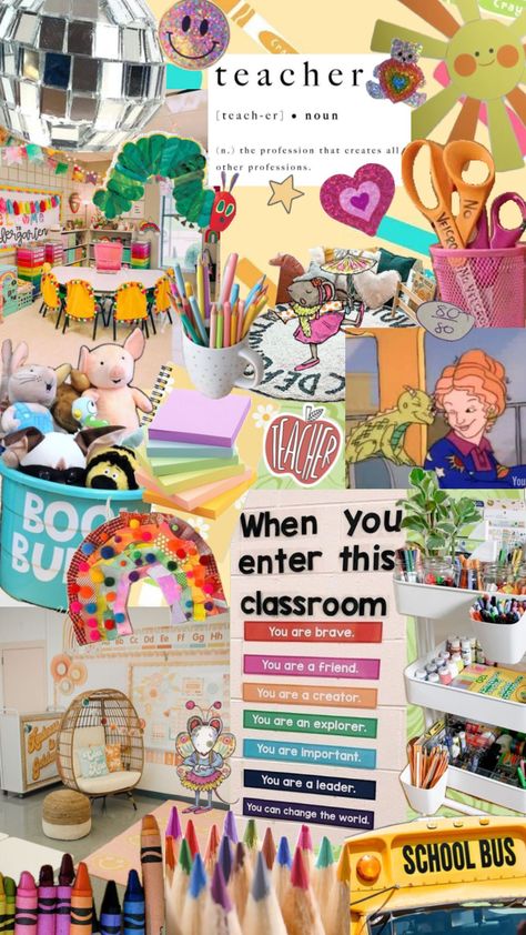 #teacher Preschool Teacher Aesthetic, Elementary Teacher Aesthetic, Elementary Education Major, Teacher Vision Board, Teacher Wallpaper, Teaching Classroom Decor, Teacher Career, Teacher Motivation, Teacher Aesthetic