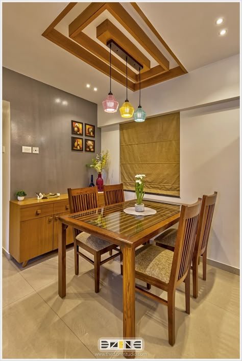 2bhk apartment in pune : minimalist by the d'zine studio,minimalist | homify Studio Minimalist, Dining Area Design, Dining Room Decor Modern, Dining Table Design Modern, House Ceiling, Table Foldable, Men Jewellery, House Concept, Dining Interior