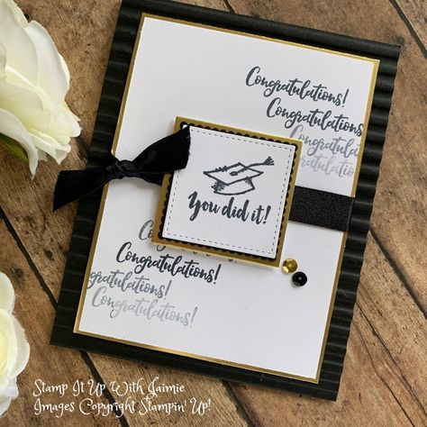 Graduation Cards Homemade, Graduation Sayings, Stampin Up Graduation Cards, Congrats Cards, Diy Graduation Cards, Congratulations Card Graduation, Graduation Cards Handmade, Diy Father's Day, Graduation Tassel