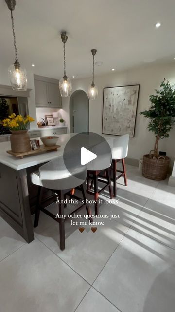 Kate Clarkson on Instagram: "- KITCHEN ISLAND DIMENSIONS & SPACES - 

Hopefully this is every single detail you might need about the spaces around and of the island! I know it’s something that people debate a lot, how much space do you need / should you have? This is ours and it works well for us. xxxxx

——————————————————————-
Wall to Island
- Wall skirting to unit = 110cm 
- Wall skirting to quartz = 105cm

Aga to Island
- Unit to unit = 131cm
- Quartz to quartz - 128cm

Sink to Island
- Unit to unit = 112cm
- Quartz to quartz = 109cm

Island
- Units - 120cm by 200cm 
- Quartz - 125cm by 205cm
——————————————————————-

#kitchen #kitchendesign #kitchendecor #kitcheninspiration" Kitchen Island Dimensions, Kitchen Inspirations, Kitchen Island, Kitchen Decor, Kitchen Design, This Is Us, The Unit, Wall