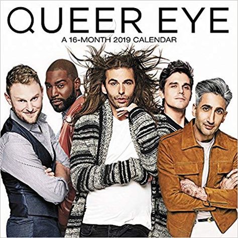 Queer Eye Wall Calendar (2019): Day Dream: 9781635715286: Amazon.com: Books Scott Michael Foster, Durarara!!, Michael Cimino, Netflix Shows To Watch, Britt Robertson, Queer Eye, Fab Five, Bradley James, Netflix Original Series