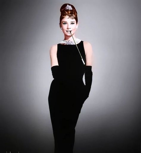 Audrey in her most iconic role as Holly Golightly in Breakfast at Tiffany's, 1961. All is iconic in this movie: the black dress by Givenchy… | Instagram Breakfast At Tiffany's Dress, The Black Dress, My Favorite Movies, Holly Golightly, Female Outfits, Movies Of All Time, Breakfast At Tiffany's, Moon River, Breakfast At Tiffanys