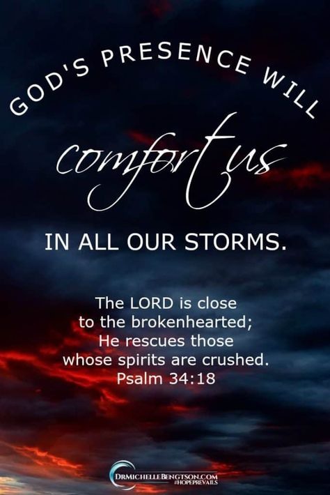 Strength In God, God Power, Christian Scriptures, God's Presence, Psalm 34, Scripture Pictures, Biblical Verses, Encouraging Scripture, Faith Prayer