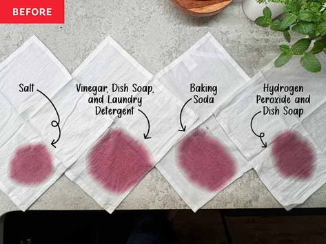 I Tried 4 Tricks for Getting Rid of Red Wine Stains, and You Need to See the Winner (It Worked Like Magic!) https://www.thekitchn.com/how-to-get-red-wine-out-of-clothes-23686284?utm_source=RSS&utm_medium=feed&utm_campaign=Category%2FChannel%3A+main #rtplease #recipes Stains Out Of Clothes, Red Wine Stain, Red Wine Stain Removal, Wine Stain Remover, Wine Stain, Red Wine Stains, Out Of Mind, Spilled Wine, Salmon Potato