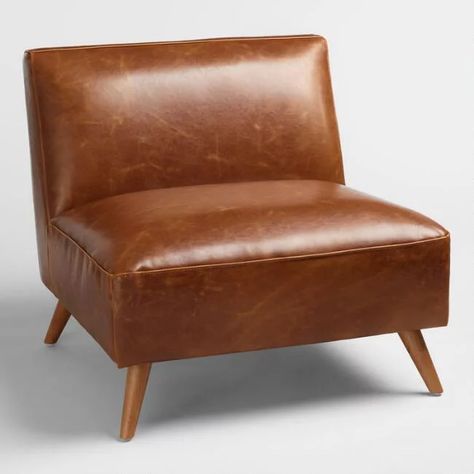 Best Apartment Furniture From World Market | POPSUGAR Home Classic Room, Slipper Chairs, Cost Plus World Market, Living Room Accents, Diy Chair, Armless Chair, Mid Century Modern Furniture, World Market, Leather Chair