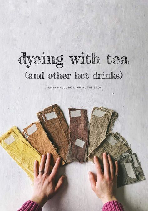 Hantverk Diy, Diy Dye, Natural Dye Fabric, Eco Dyeing, How To Tie Dye, Botanical Dyeing, Food Dye, Tea Dyeing, Eco Printing