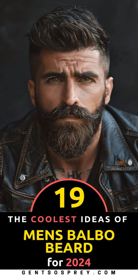 Step up your grooming game with these 19 stylish Balbo beard ideas for 2024. Whether you're into short, faded styles or longer, more aesthetic looks, these Balbo beard styles for men are sure to turn heads. From classic styles to modern twists, there's a Balbo beard style here for every man. Upgrade your look with these trending Balbo beard ideas! Beard Moustache Style, Haircut For Bearded Men, Beard Stache Style, Faded Beard Styles For Men, Bandholz Beard, Full Beard Styles For Men, Balbo Beard, Mens Beard Styles, Big Beard Styles