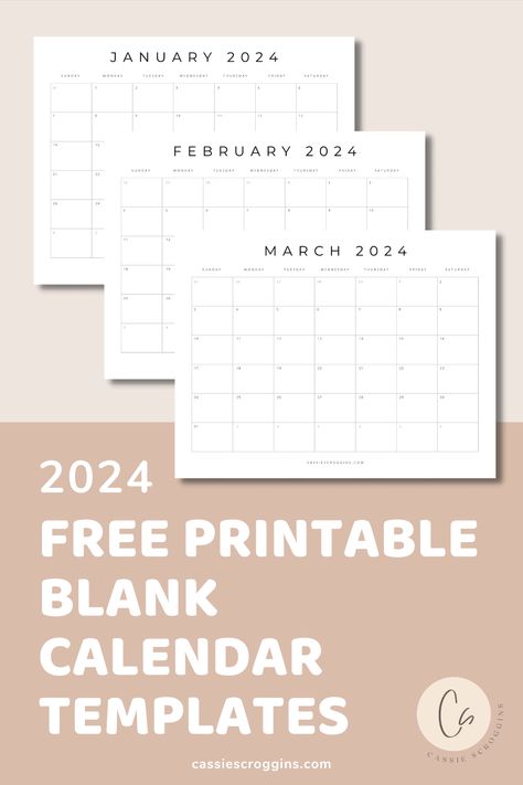 Get organized and plan out 2024 with these free printable blank 2024 calendar templates! Print all 12 months or each month individually! Like our most popular 2022 calendar printables and 2023 free printable calendars, were all set to plan ahead for 2024! These are the best calendars with a modern sleek design! January 2024, February 2024, March 2024, April 2024, May 2024, June 2024, July 2024, August 2024, September 2024, October 2024, November 2024, December 2024 #cassiescroggins Calender November 2024 Printable, Monthly 2024 Calendar Printable, 2024 Calendar Planner, Monthly Planner Template Free Printable Pdf, Calender Printables 2024, Month Template Free Printable, Planner Template 2024, November Planner 2024, Free Calender Printables 2023