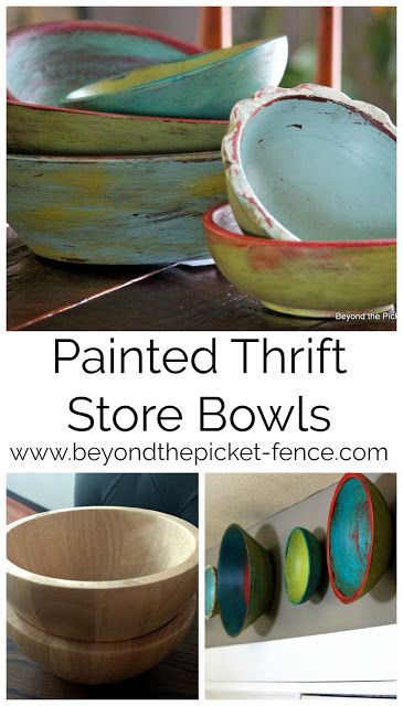 repurpose and upcycle easy to find thrift store bowls Thrift Store Crafts Upcycling, Thrift Store Makeover, Thrift Store Crafts, Diy And Crafts Sewing, Thrift Store Finds, Furniture Makeover Diy, Wood Bowls, Thrift Stores, Repurposed Furniture