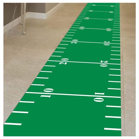 10ft. Football Entryway Floor Runner | Michaels Football Banquet, Football Party Supplies, Entryway Flooring, Football Theme Party, Football Birthday Party, Football Decorations, Football Themes, Floor Runners, Football Birthday