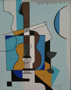 Picasso Cubism Paintings, Cubism Music, Cubist Drawing, Picasso Cubism, Abstract Painting Diy, Cubist Paintings, Pablo Picasso Art, Pablo Picasso Paintings, Monochromatic Art