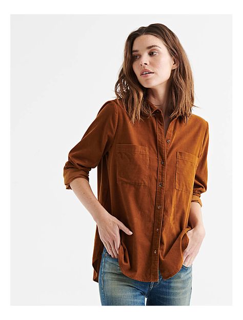 CORDUROY CLASSIC SHIRT, MONK'S ROBE Online Stores To Shop At, Rachel Outfits, Color Wardrobe, Woven Shirts, Trendy Womens Fashion, Classy Edgy, Leather Trend, Clothing For Teens, Upcycle Diy