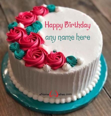 Write name on pictures by stylizing their names and captions by generating text on Female Birthday Cakes with Flowers with ease. Female Birthday Cakes, Cake Dp, Birthday Cakes With Flowers, Flowers Birthday Cake, Hbd Cake, Cakes With Flowers, Write Name On Cake, Happy Birthday Flower Cake, Roses Decoration